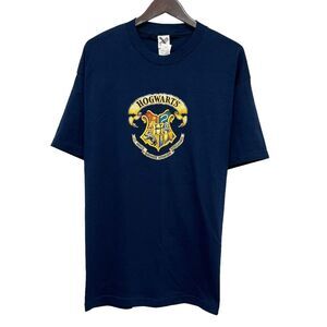 Harry Potter Vtg 2000 Deadstock NEW Men's XL Navy Blue Movie T-Shirt Warner Bros